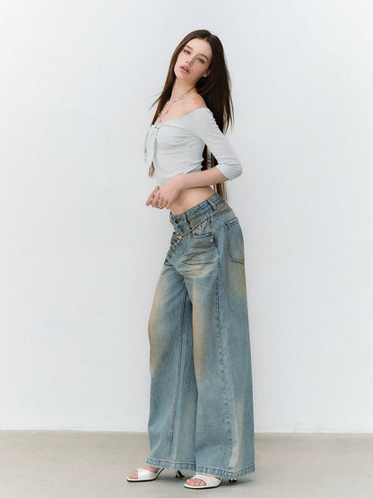 Off-Shoulder Tie Top