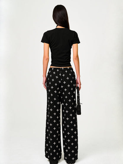 All-Over Print Tie-Dye Sports Paratrooper Pants