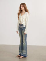 Bow Camisole Cardigan Set