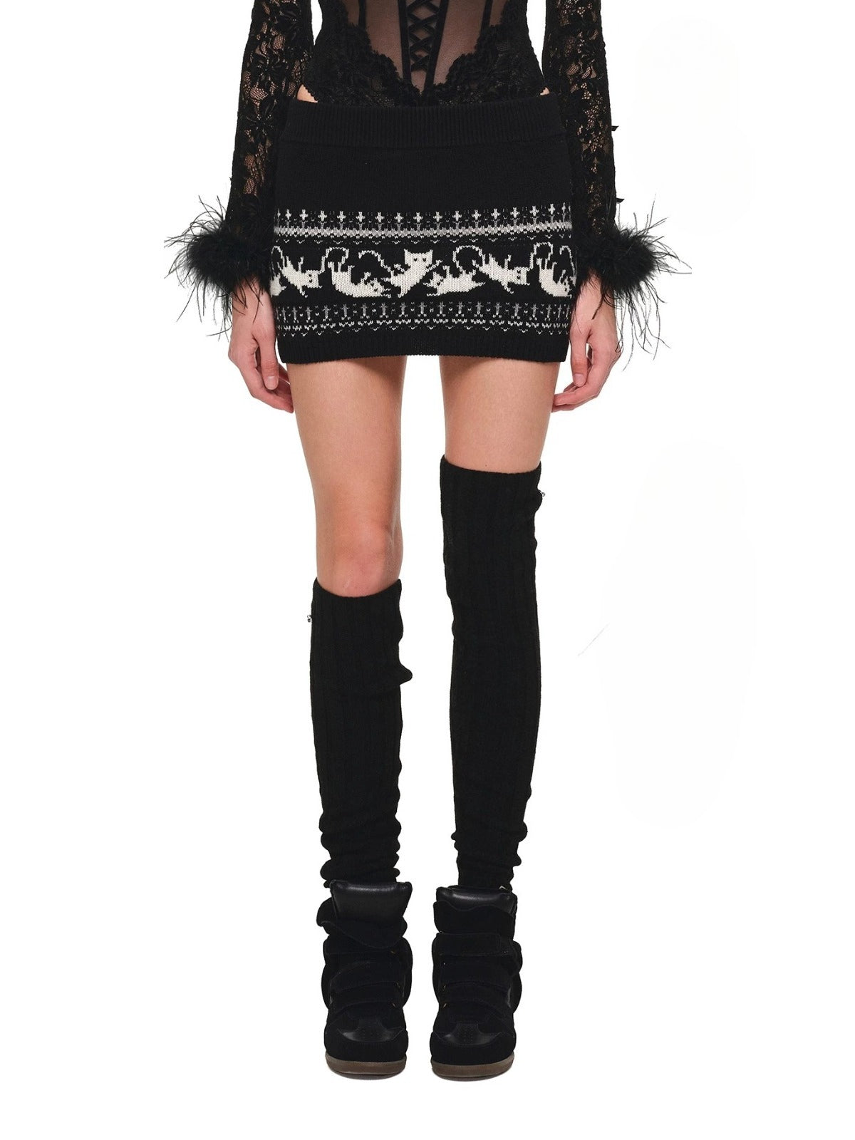 Slouchy Ribbed Knit Leg Warmers