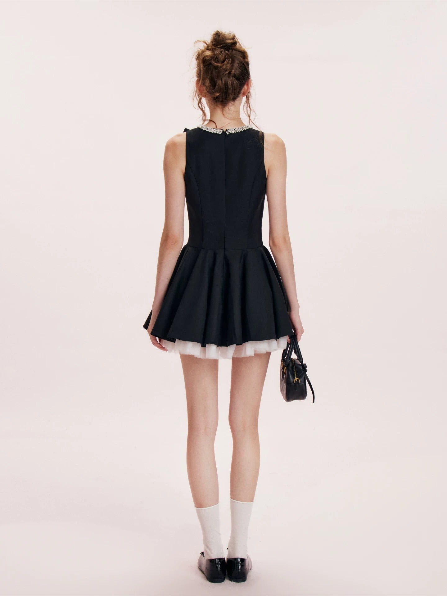 Rhinestone Bow Dress