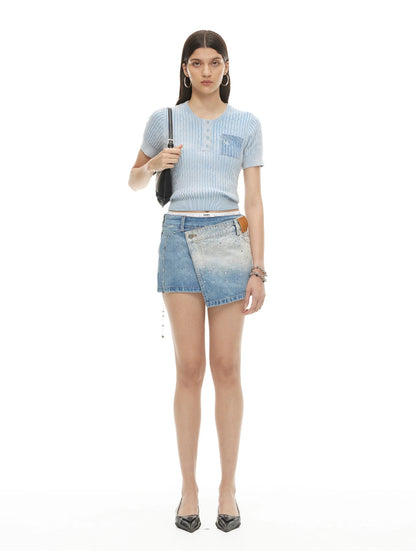 Academy Henley Knit Tee