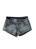 Low Rise Denim Shorts