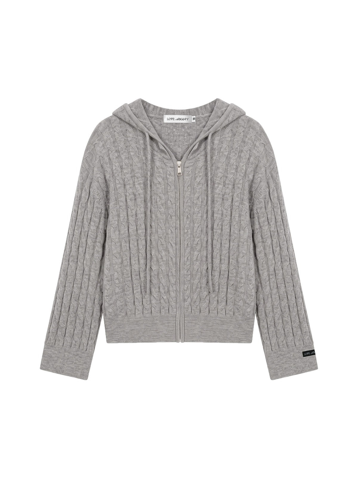 Hooded Cable Knit &amp; Pants Set