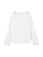 Lace Ribbon Hoodie Tee