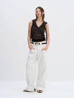 White Paris Button LEJ Jeans