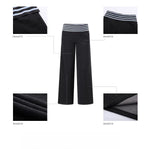Gray Contrast Stripe Sweatpants