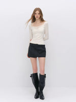 Lace Layered Wool Top