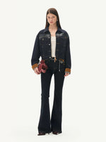 Double Placket Denim Jacket