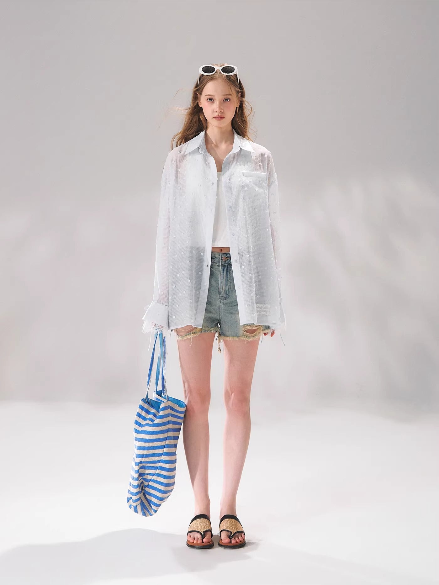 Polka Dot Lace Shirt