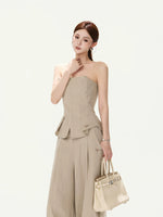 Linen Pleated Set