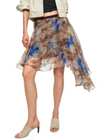 Leopard Chiffon Skirt