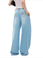 Wheat Braid Wide-Leg Pants