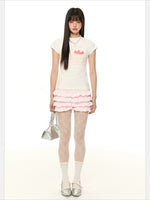 Layered A-Line Skirt Shorts