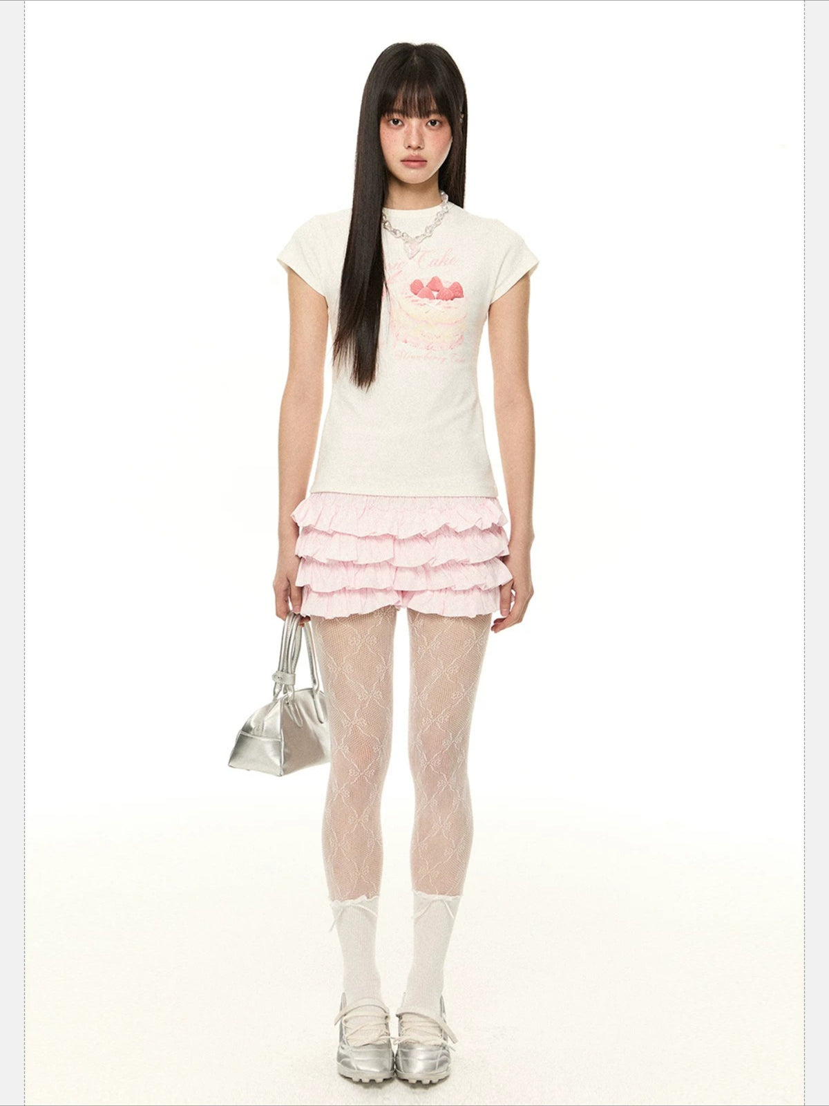 Layered A-Line Skirt Shorts