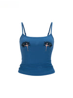 Fun Big Eye Tear Drop Tank Top