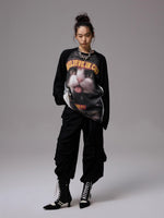 Jacquard Embroidered Multi-pocket Cargo Pants