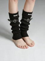 Knit Belt Leg Warmers