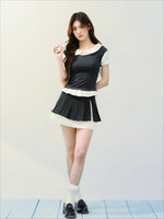 Tencel Wool Blend 2-in-1 Tee