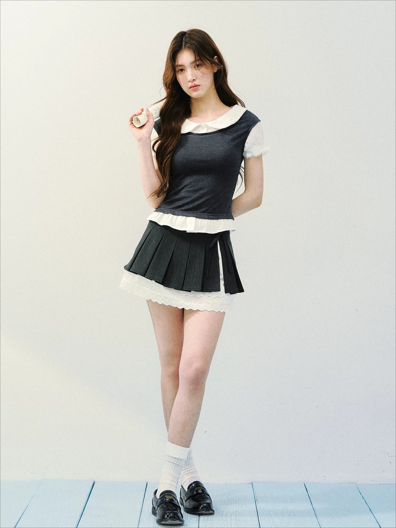 Tencel Wool Blend 2-in-1 Tee