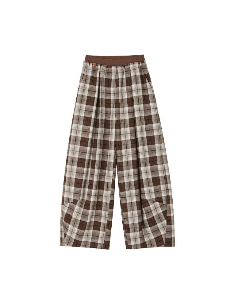 Double Waist Curved Pants