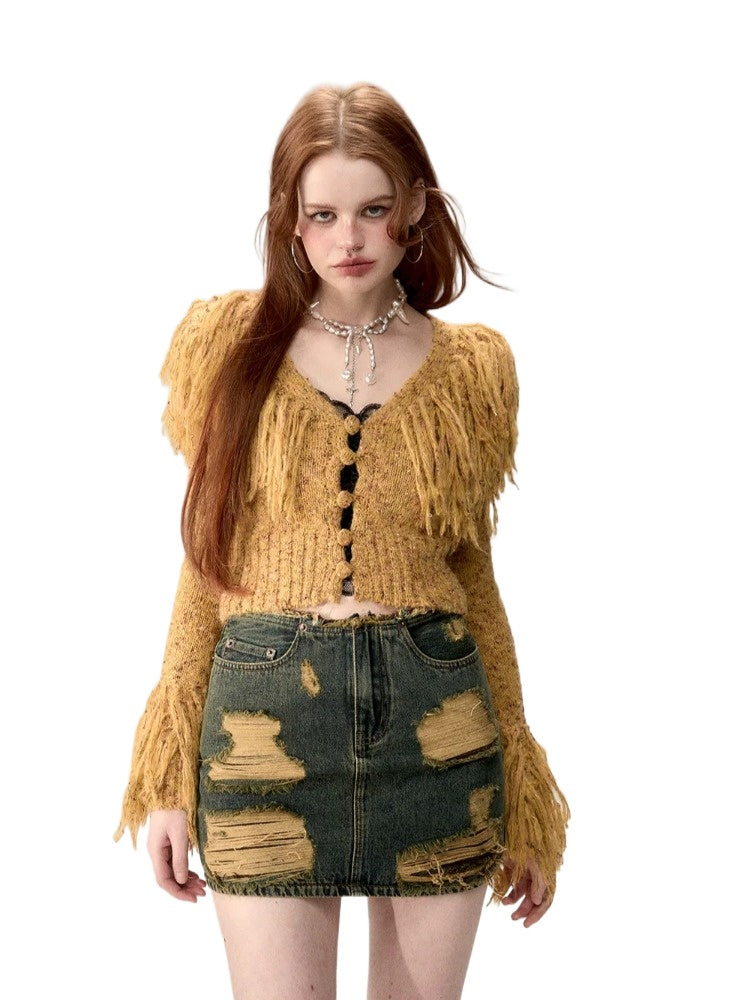 Fringe Knit Sweater