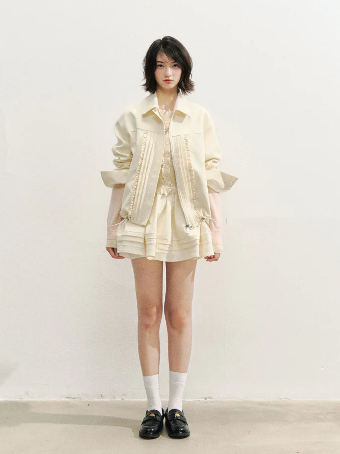 Versatile Pleated Puff Skirt