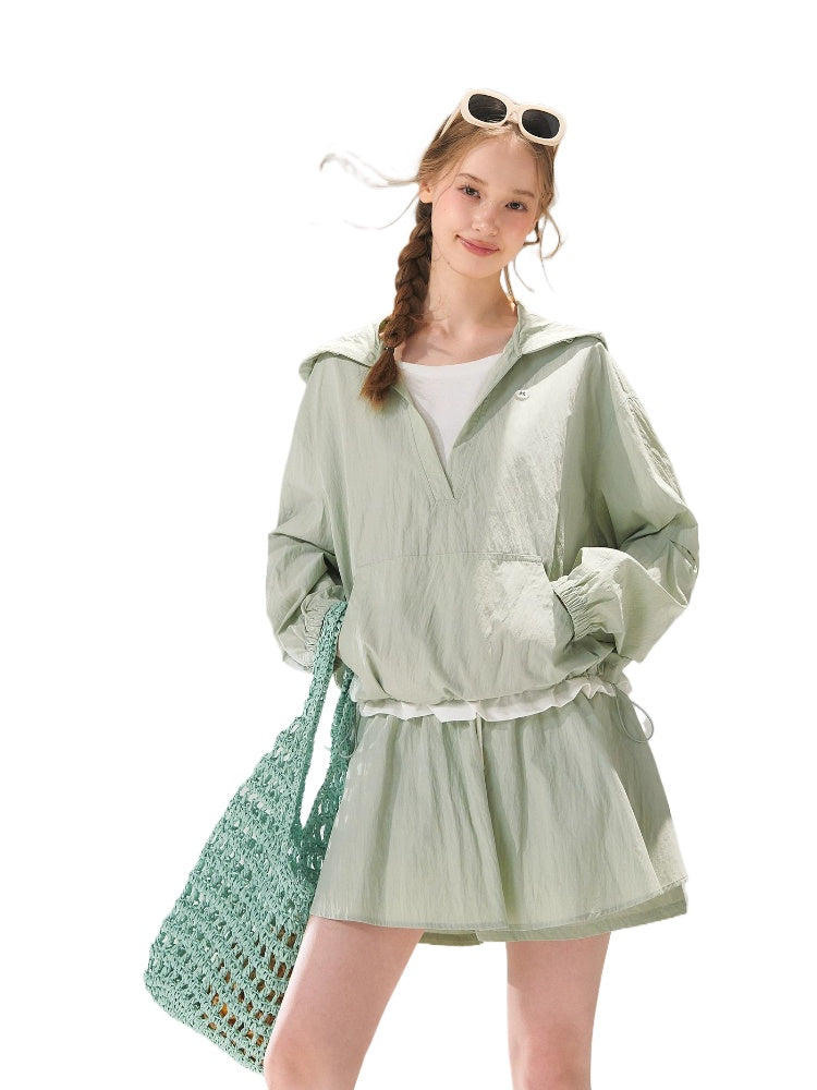 Hooded Drawstring Set
