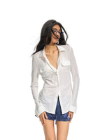 Satin Trim Shirt