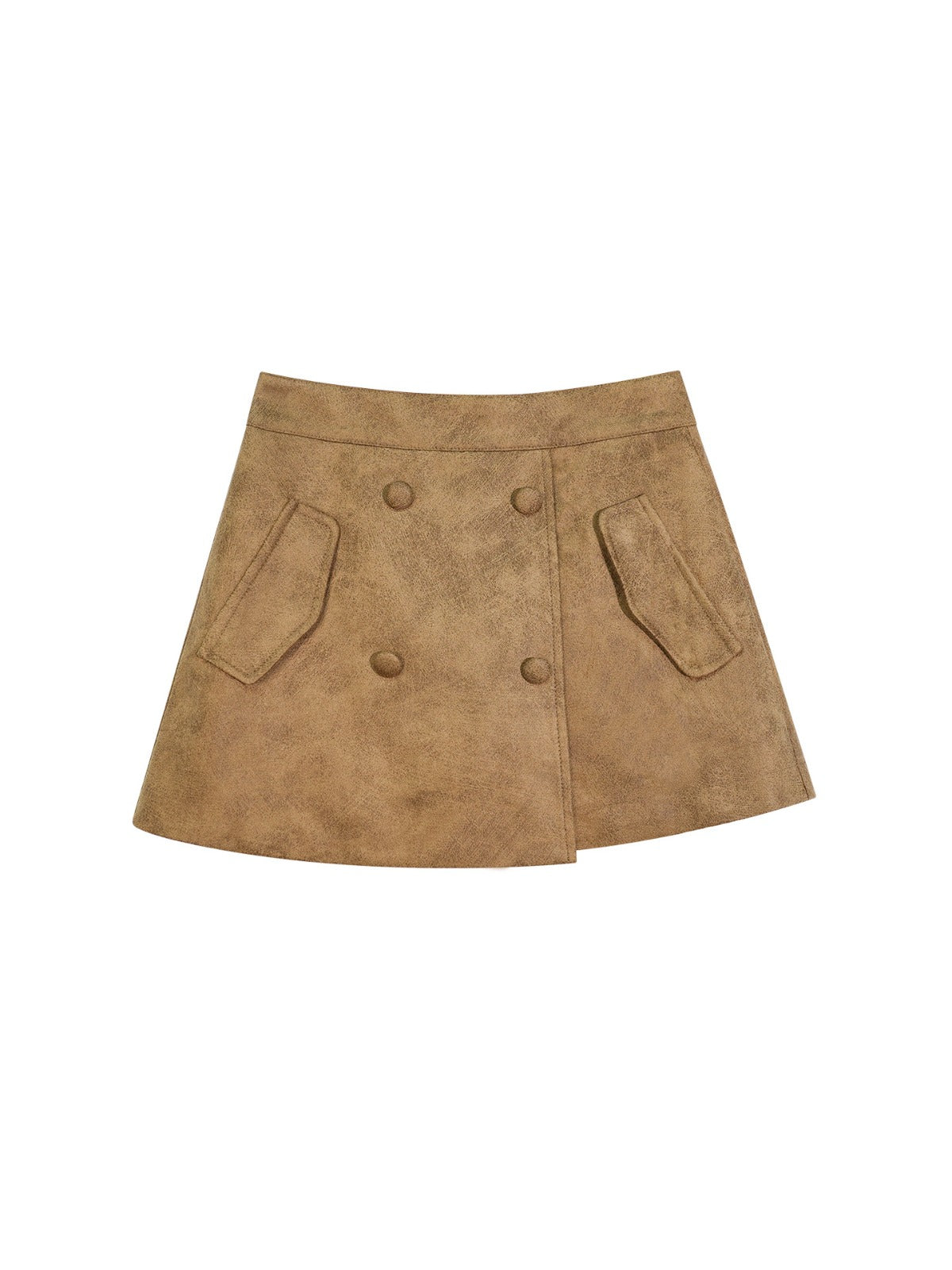 Vintage Leather Jacket &amp; Skort Set