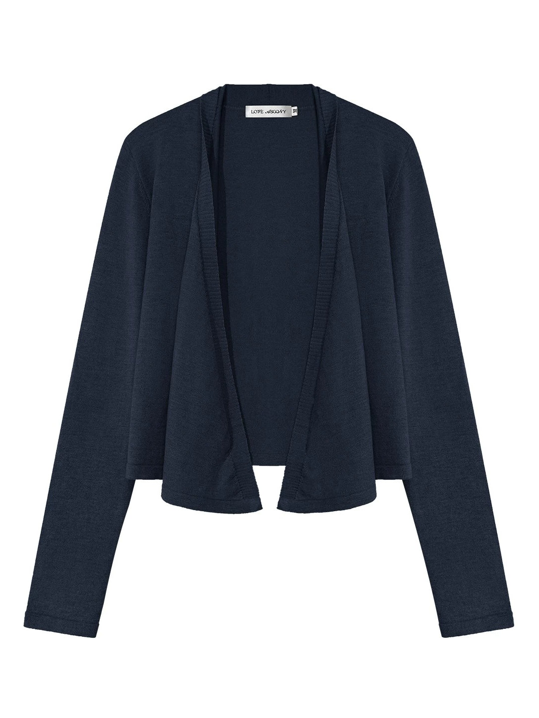 Contrast Wool Blend Three-Piece Set