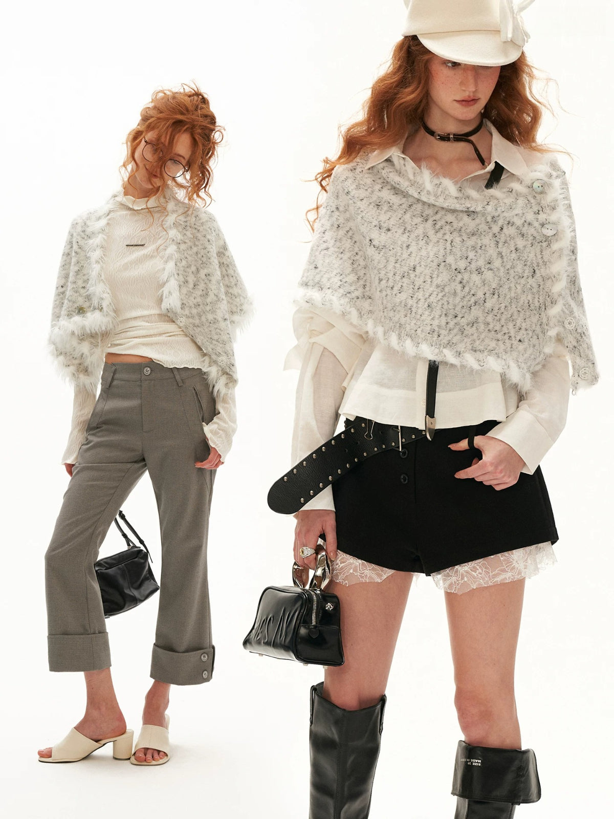 Cloud Texture Dual Use Scarf
