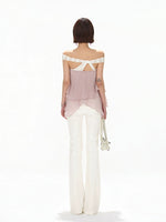 Off-Shoulder Ruffle Blouse