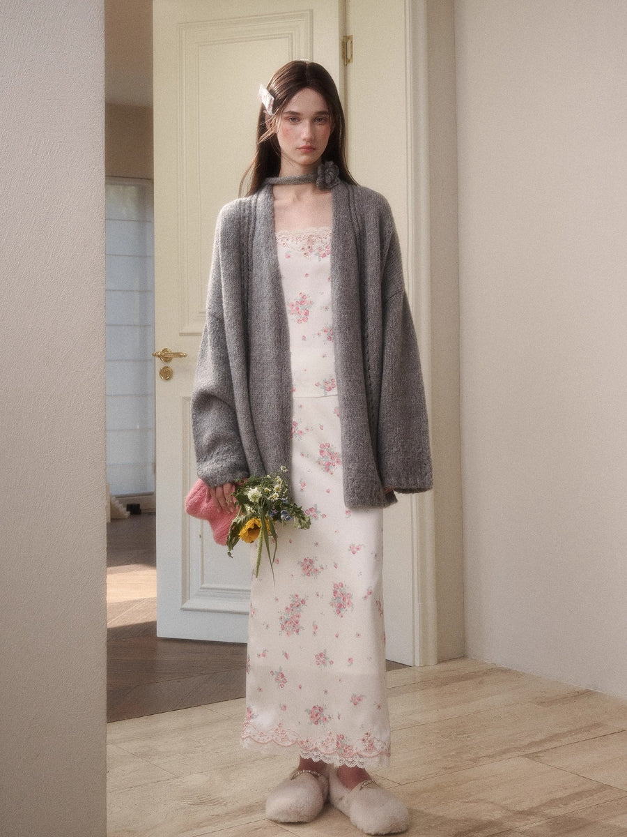 Cosagach Air Mohair Knit Cardigan