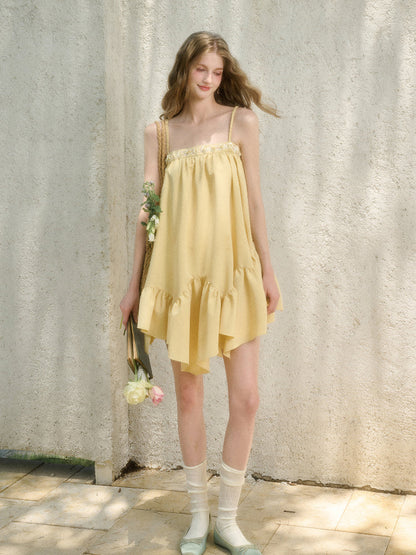 Light Yellow Vacation Sundress