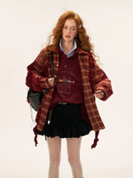 Polo Collar Oversized Sweatshirt