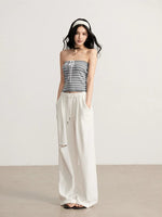 Striped Knit Tube Top