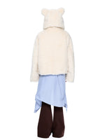 Detachable Hood Sherpa Padded Coat
