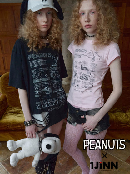 Snoopy Print T-shirt