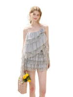 Fluffy Lace Fairy Camisole & Skirt Set