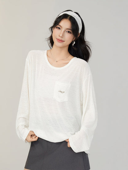 Bowknot Sun-protection T-shirt