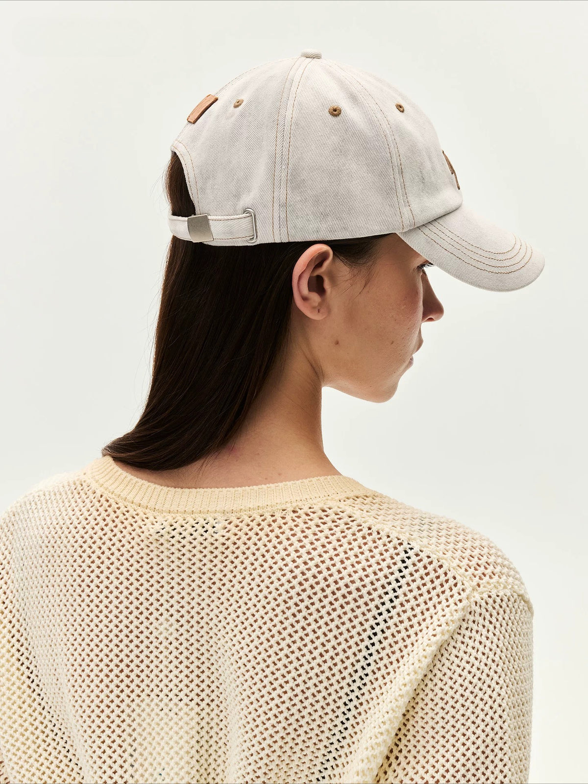 Washed Denim Baseball Cap