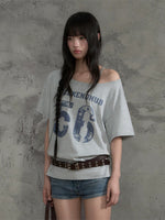 Vintage Off-Shoulder Tee