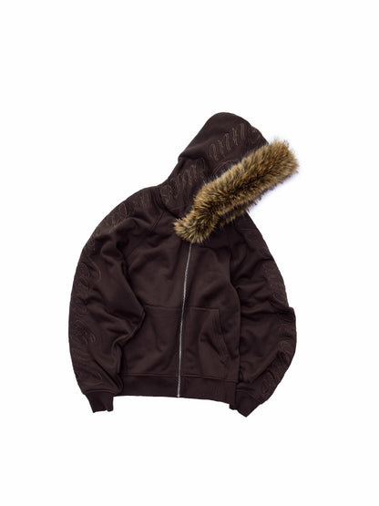 Script Embroidery Hoodie Sweat Set