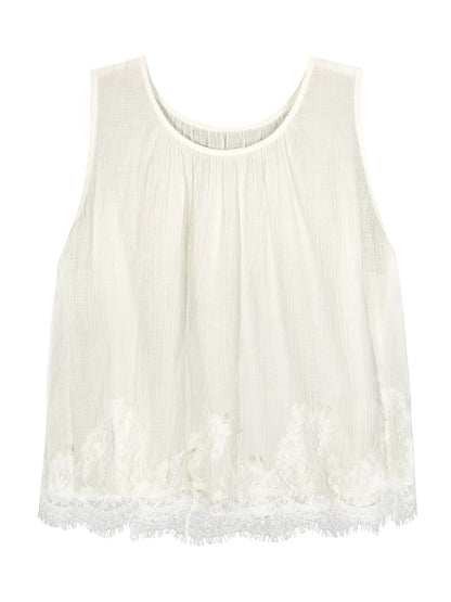 Lace Texture Two Piece Set