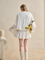 Embroidered Shirt Dress
