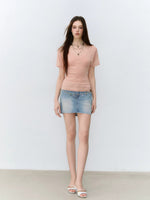 X-Line Layered V-Neck T-shirt
