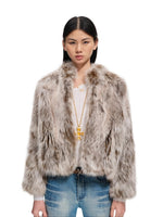 Brown Fox Fur Coat