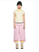 Plaid Waist Sweatpants