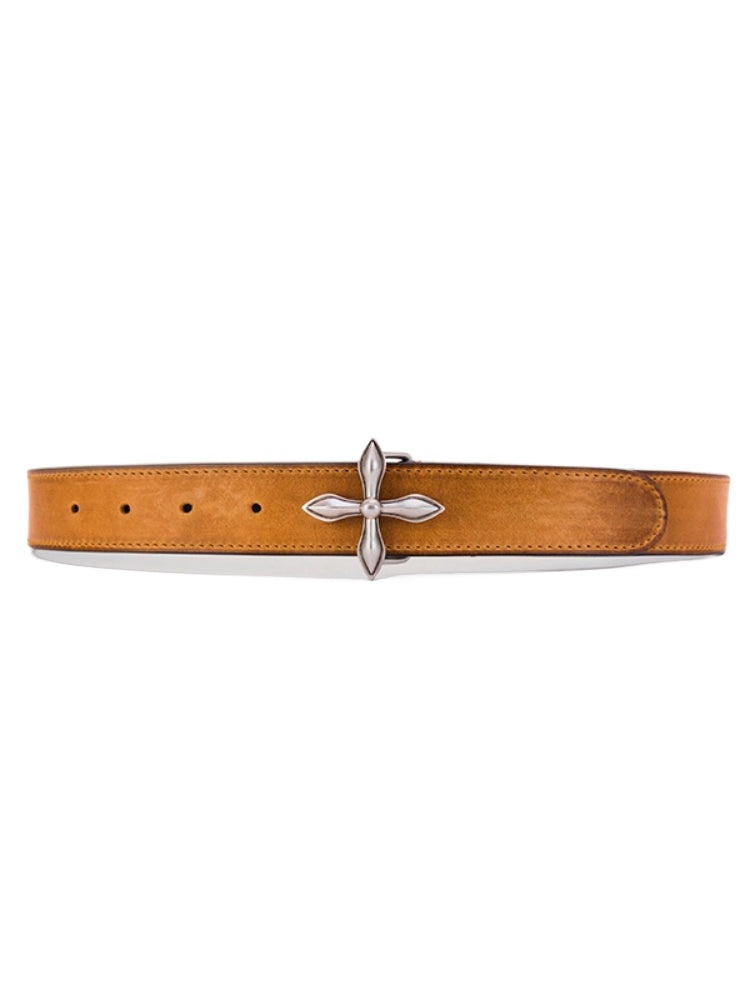 Compass Handcraft Leather Belt